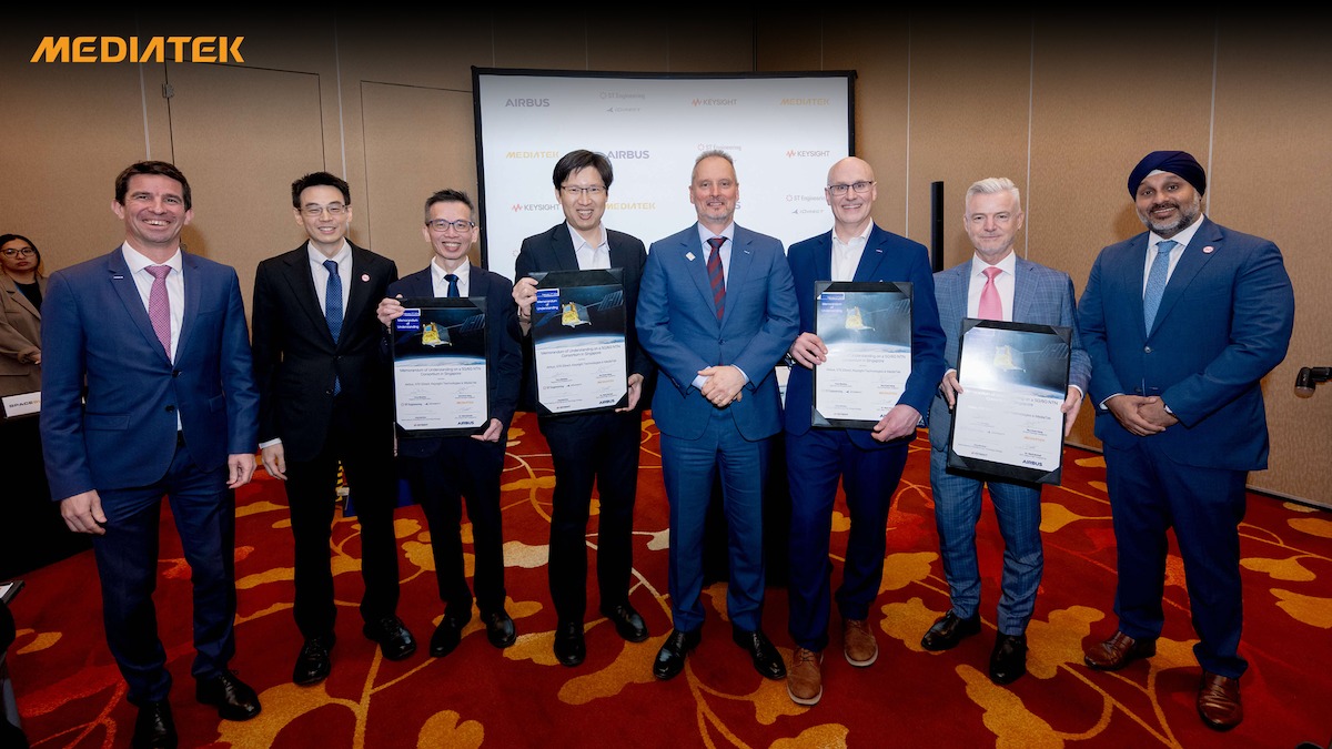 联发科、空中客车等四方签署 5G/6G NTN 卫星通讯研发合作备忘录