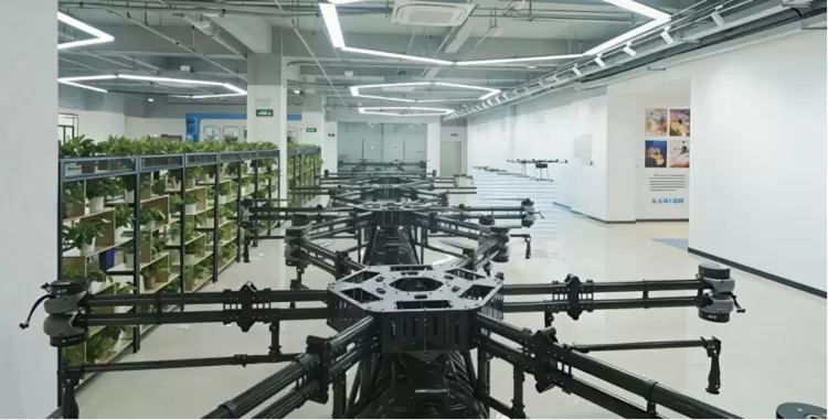 图为云翔研发的无人机