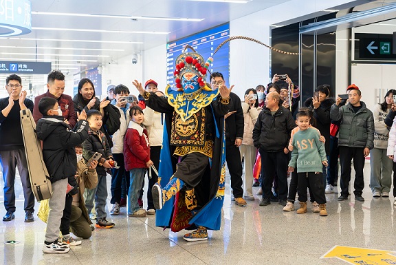 春运首日绵阳机场惠州航线首航 解锁春节团圆新路径
