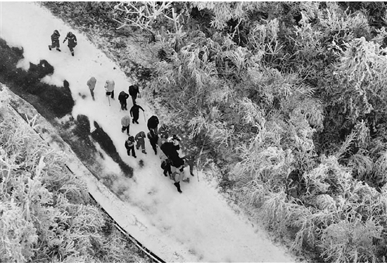 徒步13公里，雪地生死营救