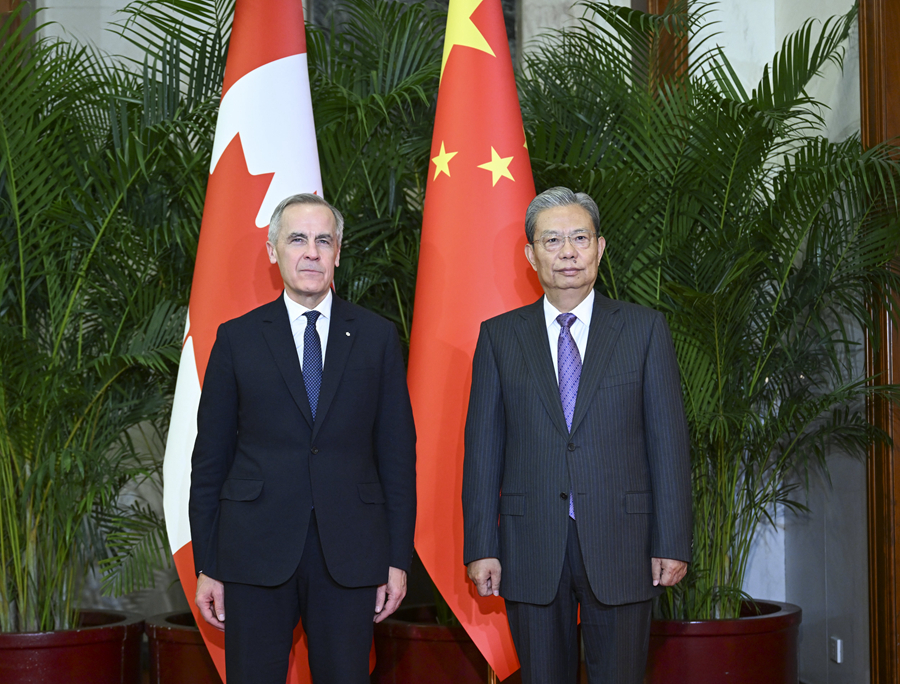 Zhao Leji encontra-se com o primeiro-ministro do Canadá em Beijing