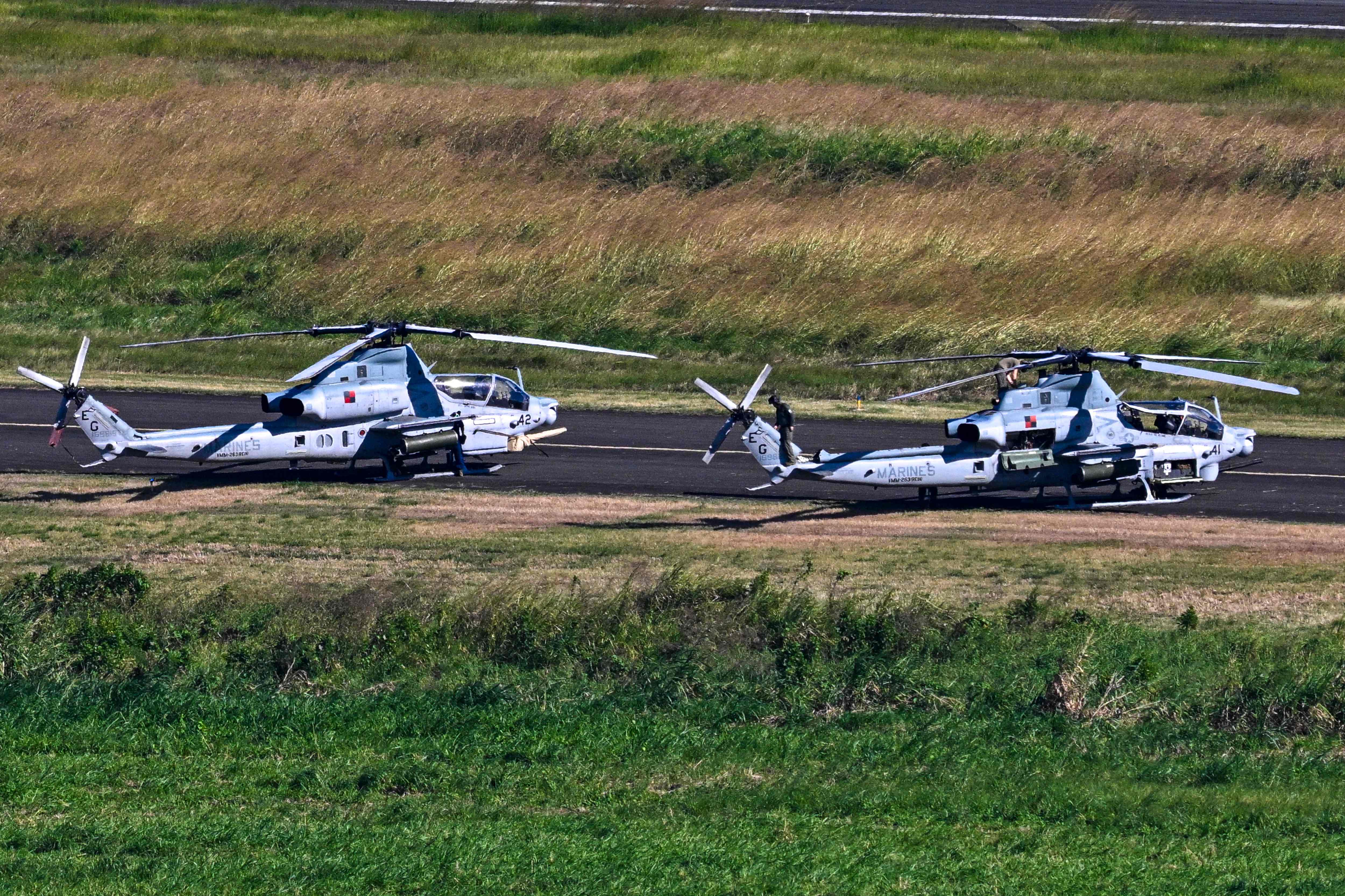 美海军陆战队试射“红狼”导弹