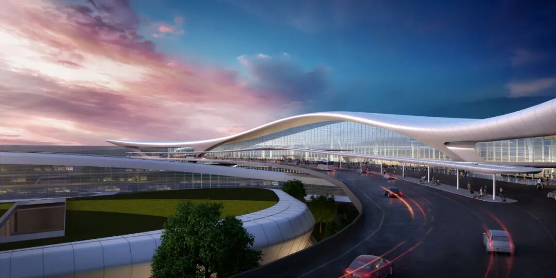 国际主楼钢屋盖全面开吊，浦东机场四期工程迎来重要节点