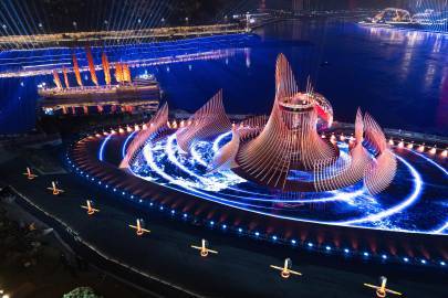 快看！咱家中大型无人机上春晚了