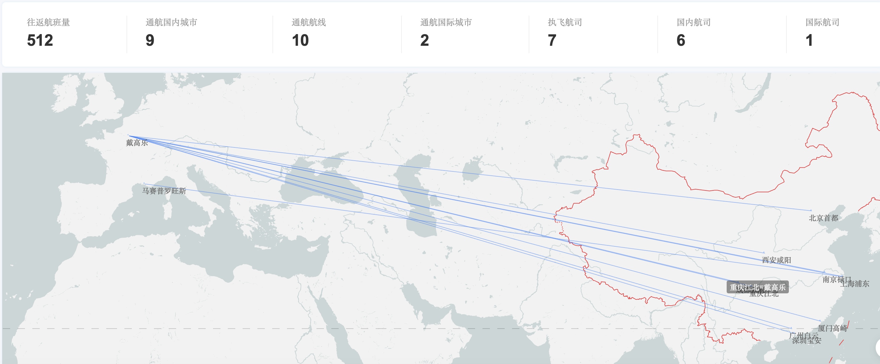 二线机场逆袭！中法航线正在“去中心化”