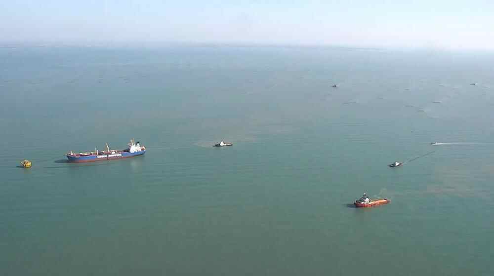 海上石油泄漏怎么办？中海油开展模拟险情应急演练